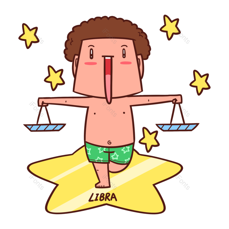 卡通图片,星座元素,十二星座PNG,免抠素材